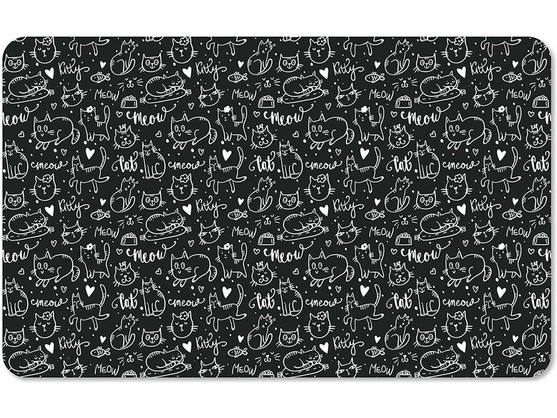 Tarhong | Black & White Meow | 29.2 x 48.3 cm