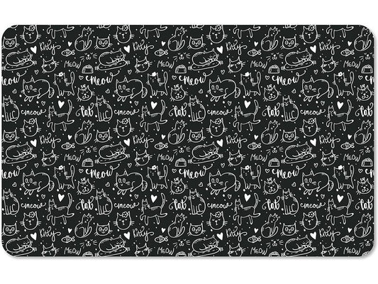 Tarhong | Black & White Meow | 29.2 x 48.3 cm