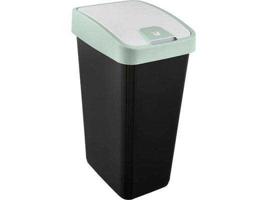 keeeper | Abfallbehälter Flip-Deckel 45 l | soft green, magne