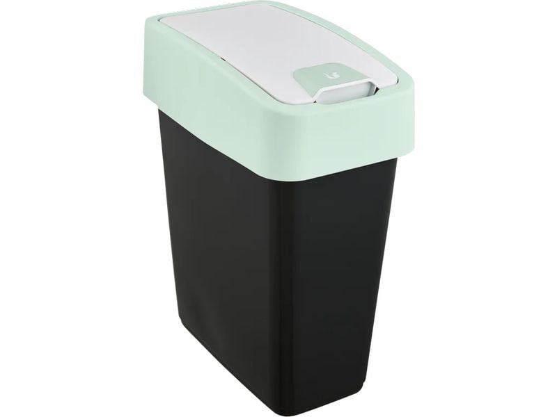 keeeper | Abfallbehälter Flip-Deckel 10 l | soft green, magne