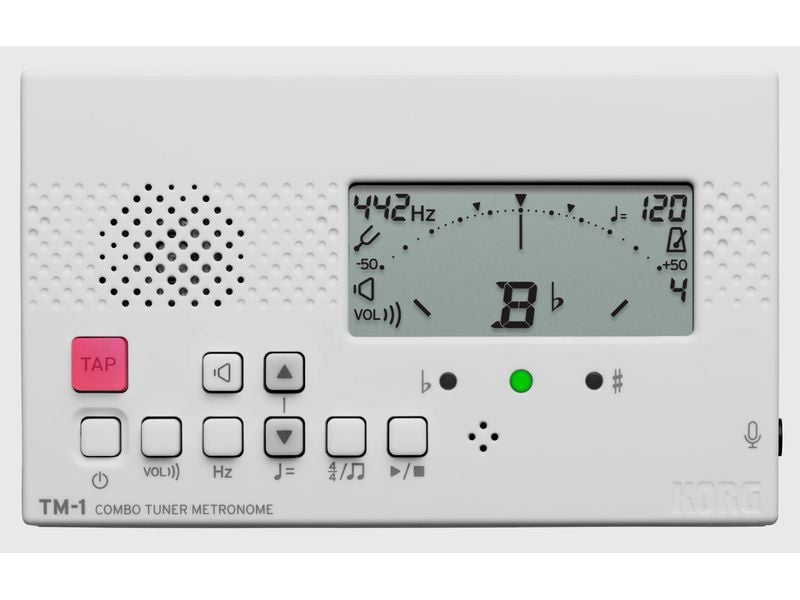 Korg | Tuner & Metronom TM-1 Weiss | Combo Tuner Metronom