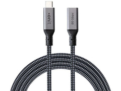 onit | Thunderbolt5-Extension-Kabel USB4 0.5m | 240W / 80G / 16K@60Hz / schwarz grau
