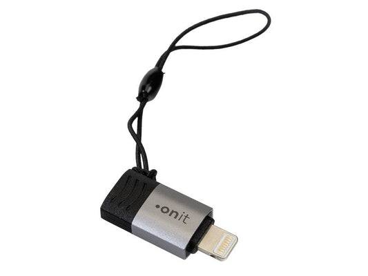 onit | Adapter L-Stecker zu USB-C Buchse | 480Mbps / 27W / schwarz