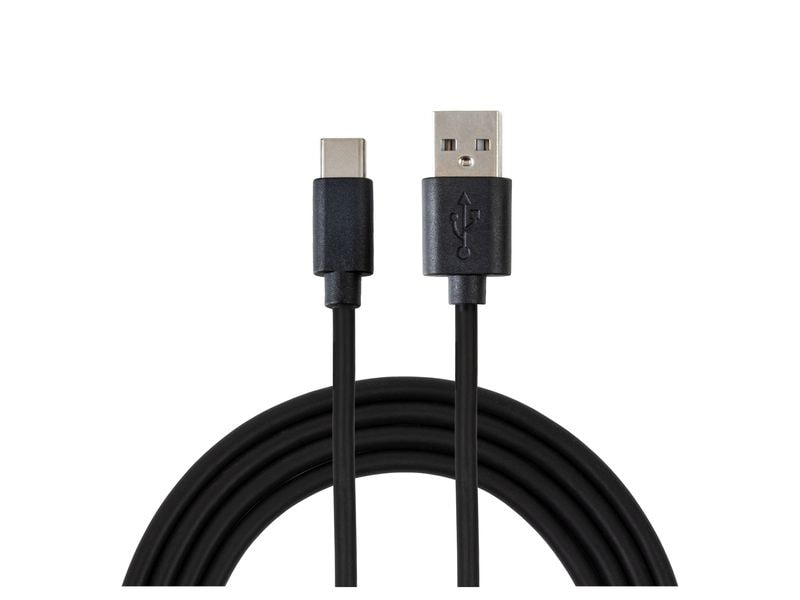 Nize | USB-Kabel A-C schwarz 1.5m | 27W / 480Mbps / 3 Stück