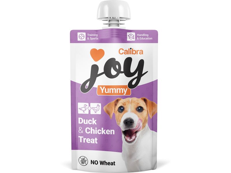 Calibra Yummy | Calibra Joy Dog Duck + Chicken Treat | 12x100g