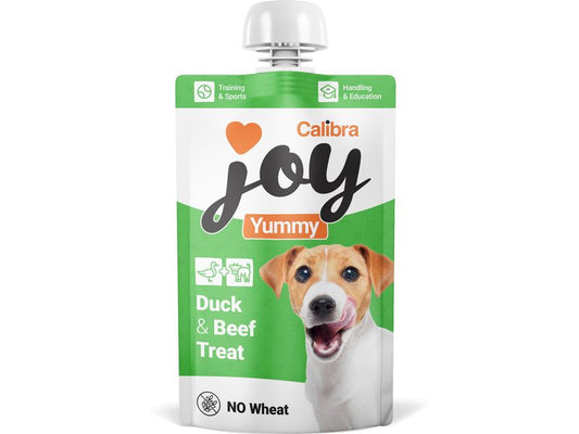 Calibra Yummy | Calibra Joy Dog Duck + Beef Treat | 12x100g