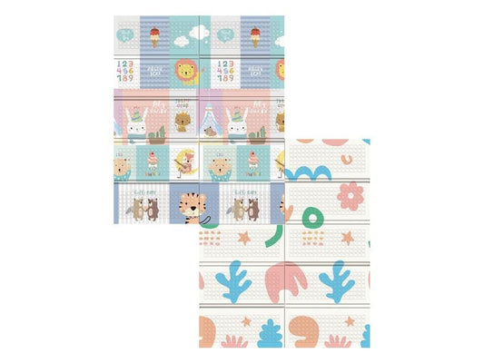 Tadu | KOOR Spielmatte 150x180x1 cm Tiere exotisch | XPE Foam, mit Bag