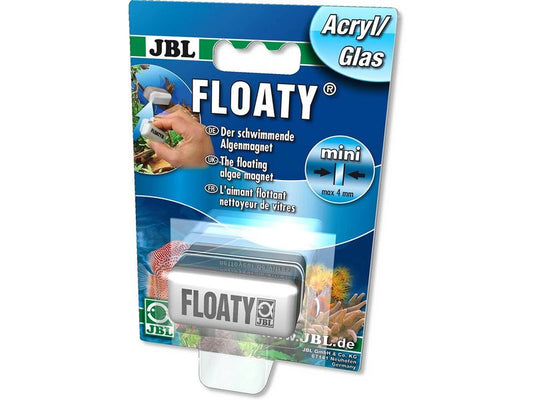 JBL | Floaty Mini | Acryl 9.6 x 14 x 4 cm weiss für Glasstärke