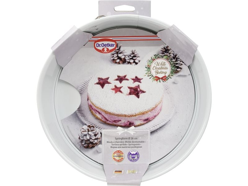 Dr.Oetker | Dr. Oetker Springform White Christmas 26cm | Weiss