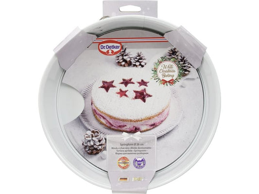 Dr.Oetker | Dr. Oetker Springform White Christmas 26cm | Weiss