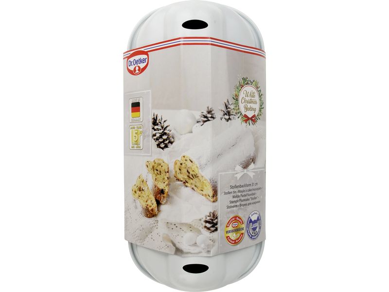 Dr.Oetker | Dr. Oetker Stollenbackform White Christmas | Weiss