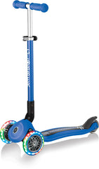 Globber Mini Scooter | Primo Foldable Fantasy Lights | Blau