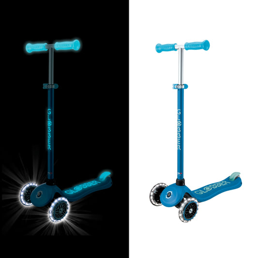 Globber | Primo Plus Glow Lights | Petrol Blau