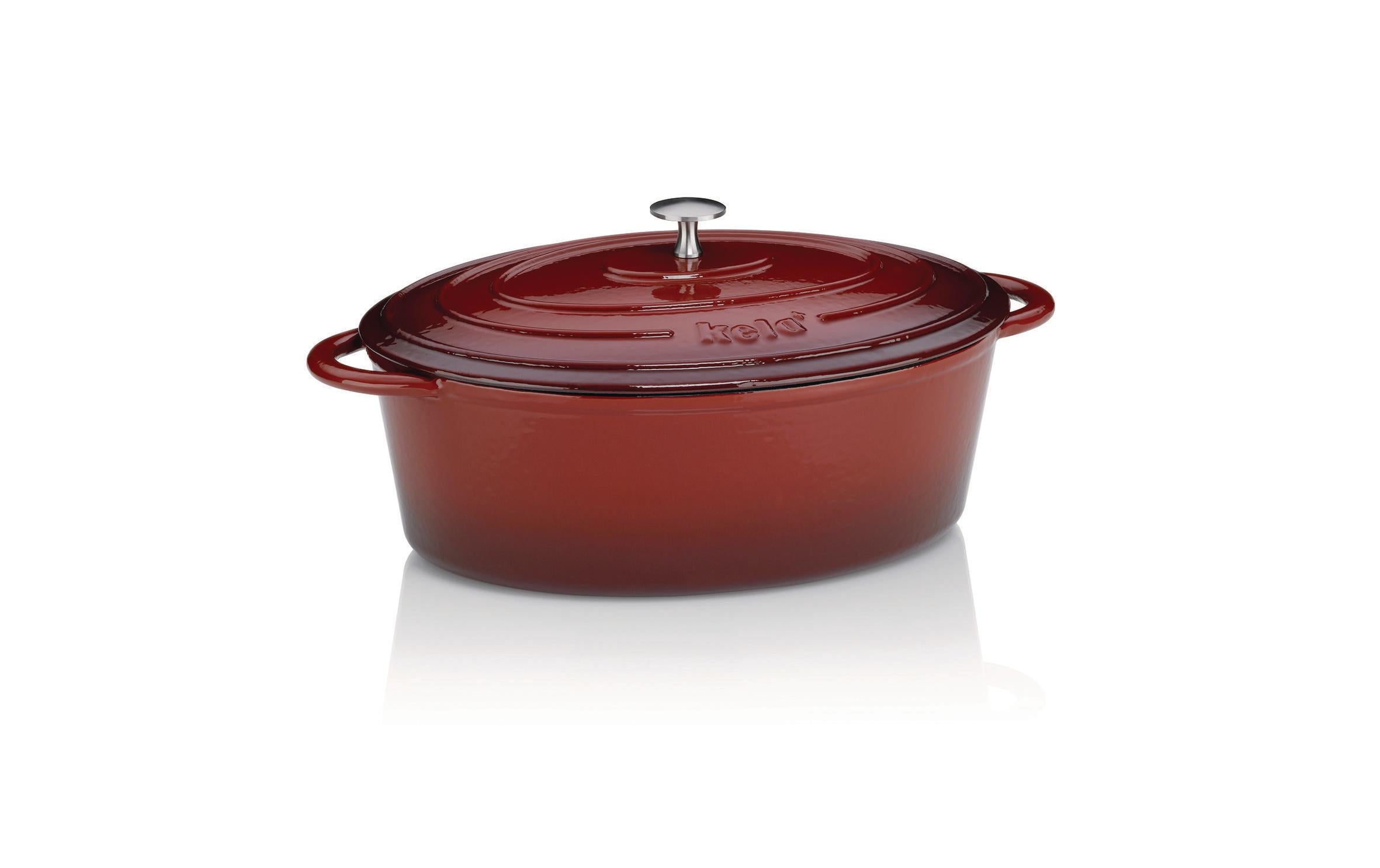 Kela, Bräter Calido oval 33 cm, Rot
