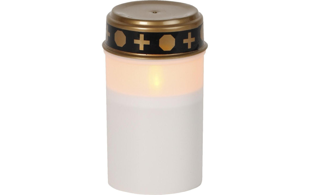 Star Trading, LED Grabkerze Serene Ø 7 x 12