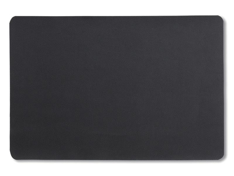 Kela | Tischset Kimara 30 cm x 45 cm, Schwar | 1 Stück, Kunstleder, 45x30 cm