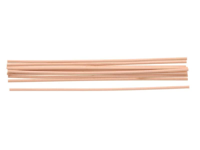 Glorex | Rundstab Birke | 6 mm x 50 cm, 10 Stück