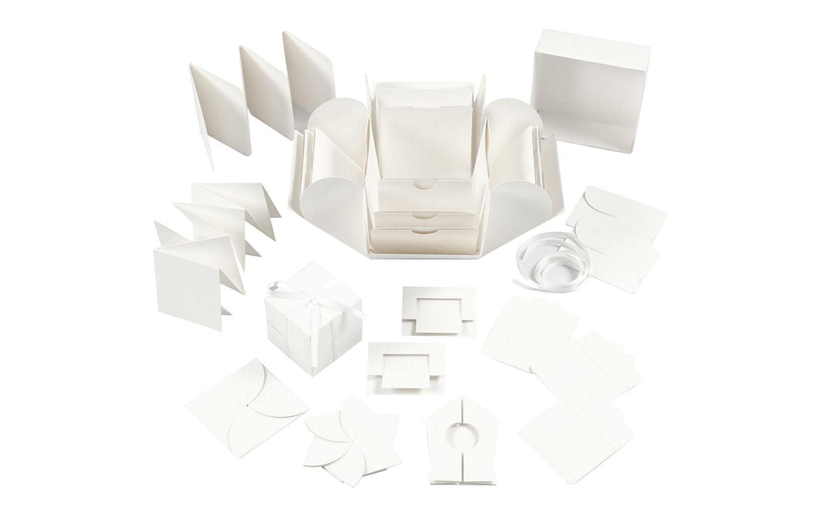 Creativ Company, Geschenkbox Weiss, 12 x 12