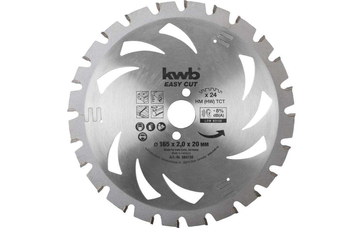 kwb Kreissägeblatt AKKU Ø 165 X 20 Z24