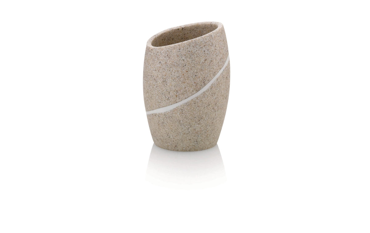 Kela Zahnbürstenbecher Talus beige