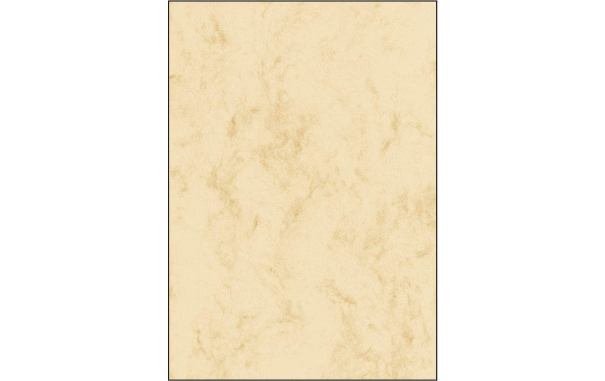 Sigel, DP181 Marmorpapier, A4, Beige