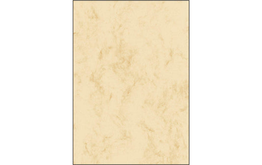 Sigel, DP181 Marmorpapier, A4, Beige