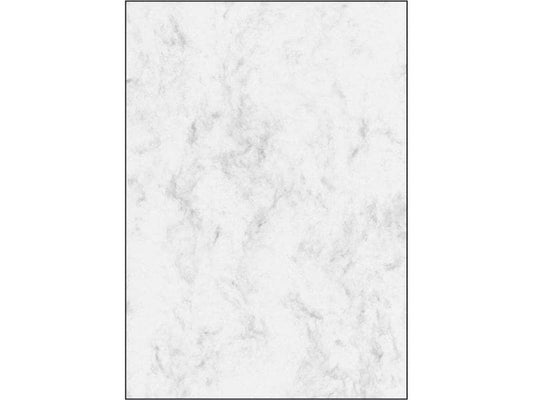 Sigel | DP183 Marmorpapier, A4, Grau | Feinpapier (Ink/Laser/Copy), 90g, 25 Blatt