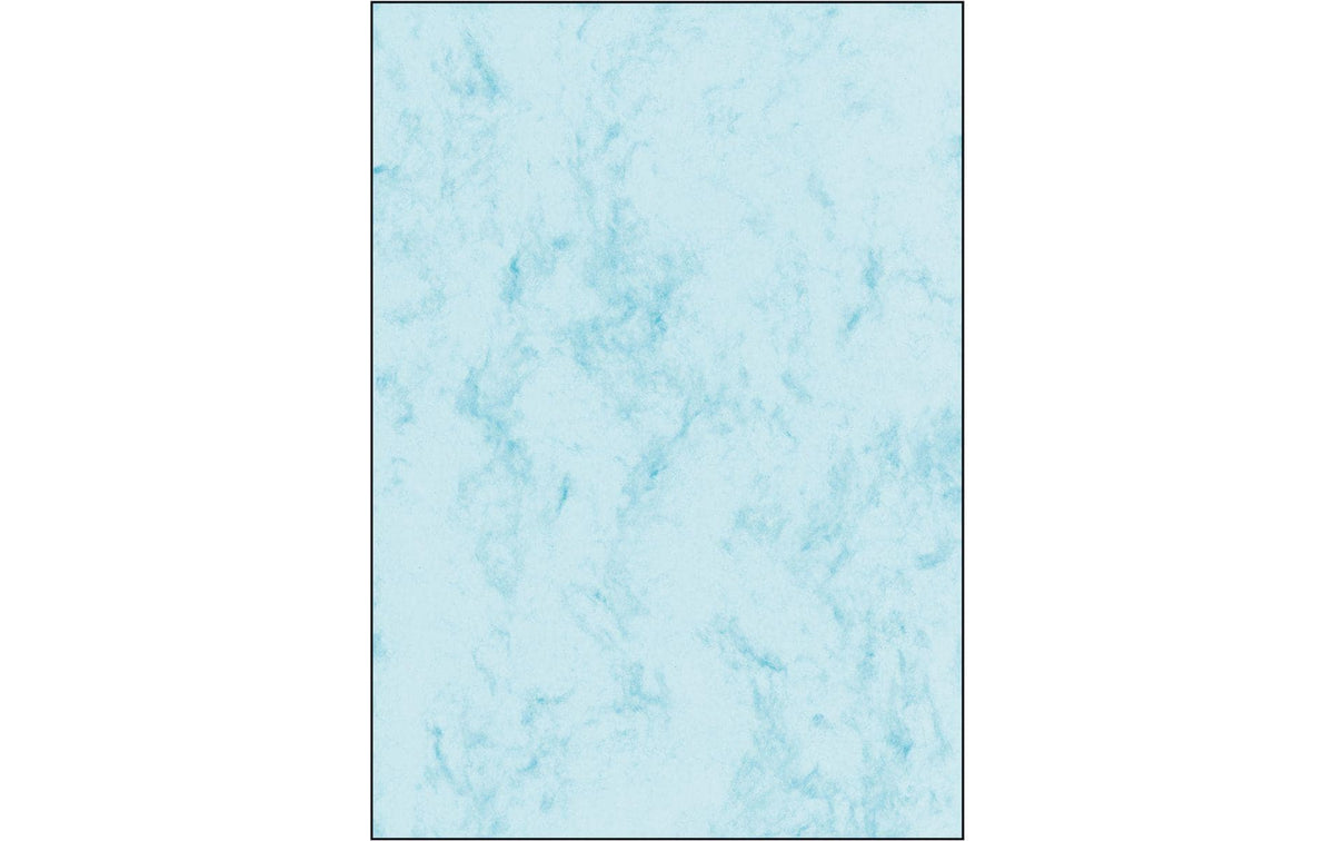 Sigel Marmor-Papier blau A4
