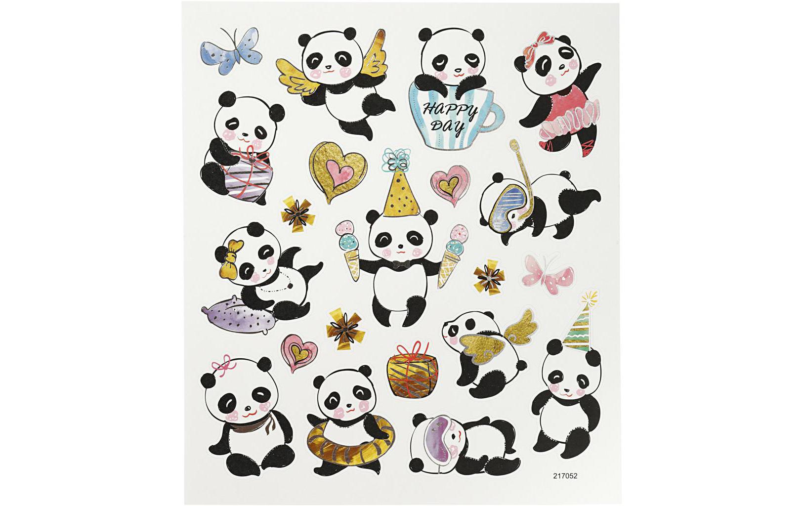 Creativ Company, Motivsticker 1 Blatt Panda