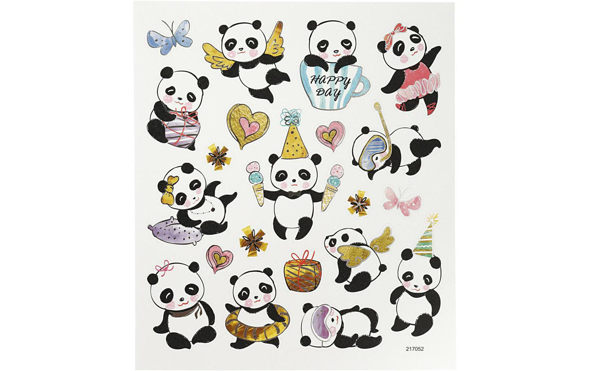 Creativ Company, Motivsticker 1 Blatt Panda