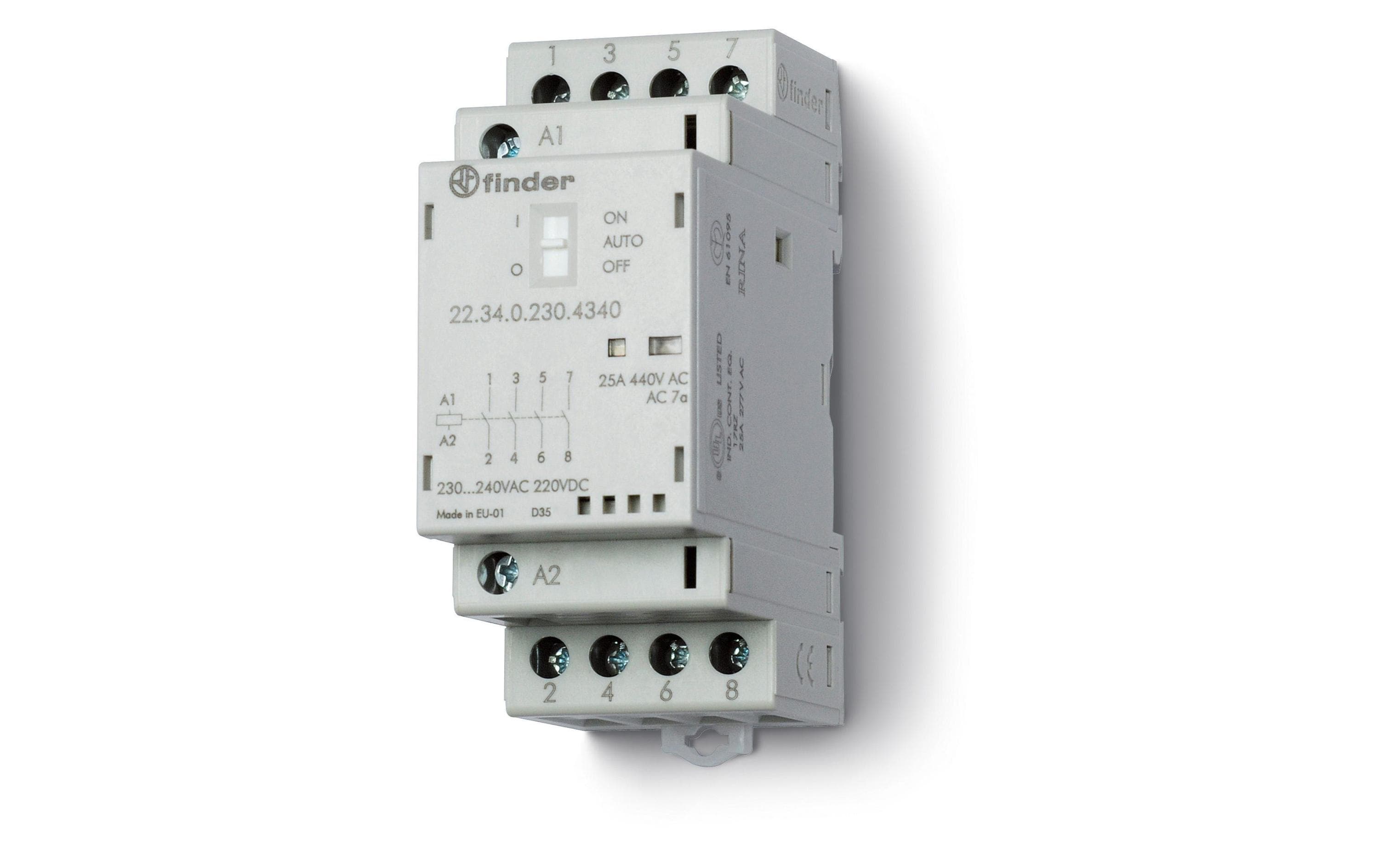 Finder Installationsschütz 25A 24V