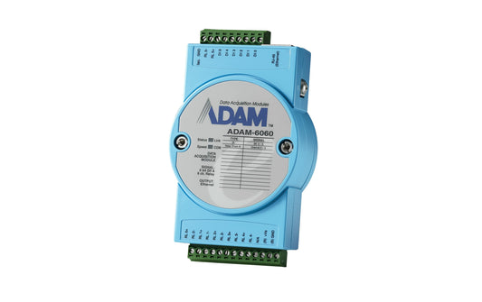 Advantech | ADAM-6060-D1 6Relais O/6 DI Modul | 6-CH DI, 6-CH RL, Ethernet-based smart I/O