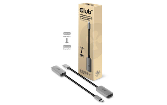 Club 3D, USB Typ C to DisplayPort 1.4 8K