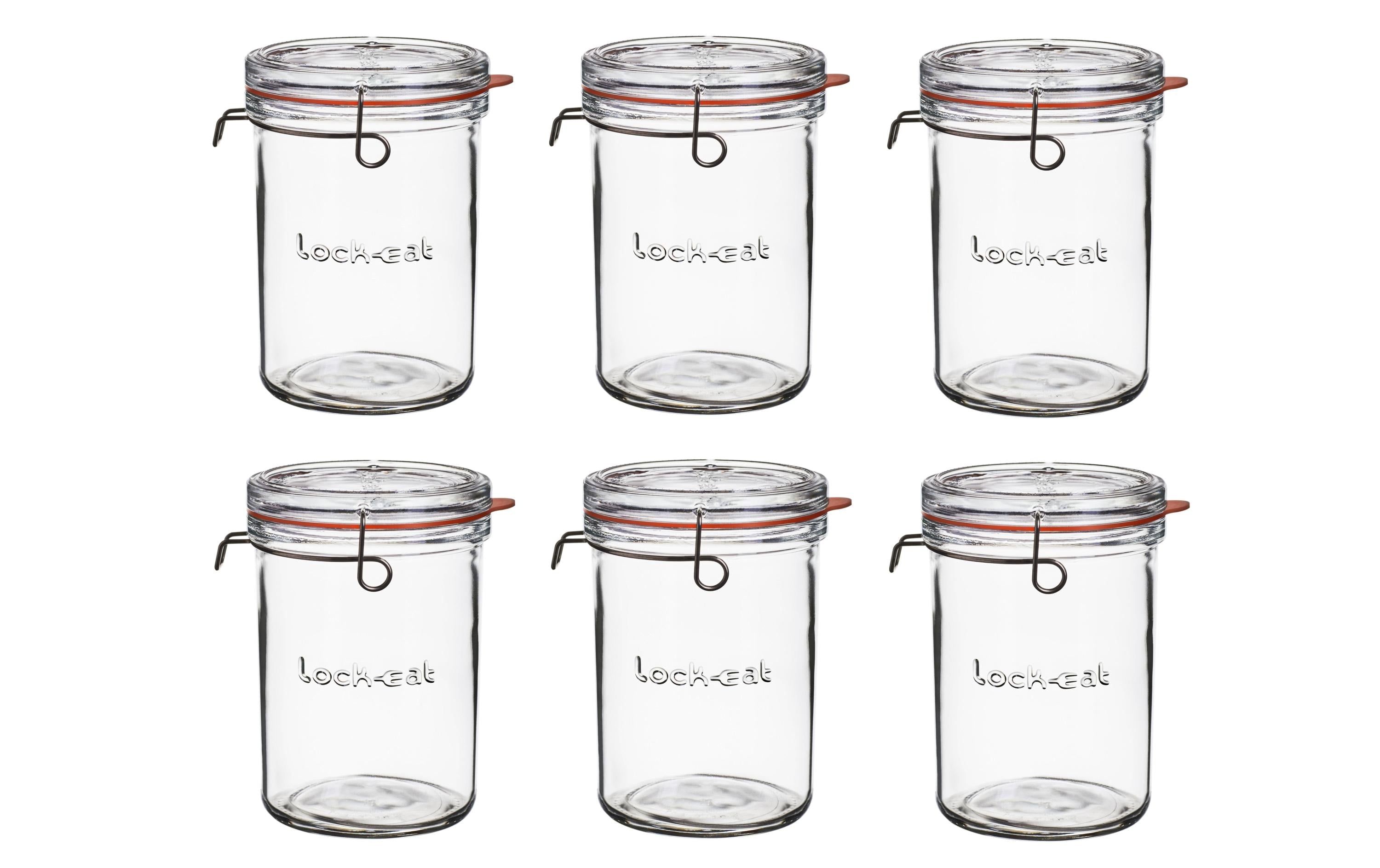 Luigi Bormioli Einmachglas 6er Set 1 Liter