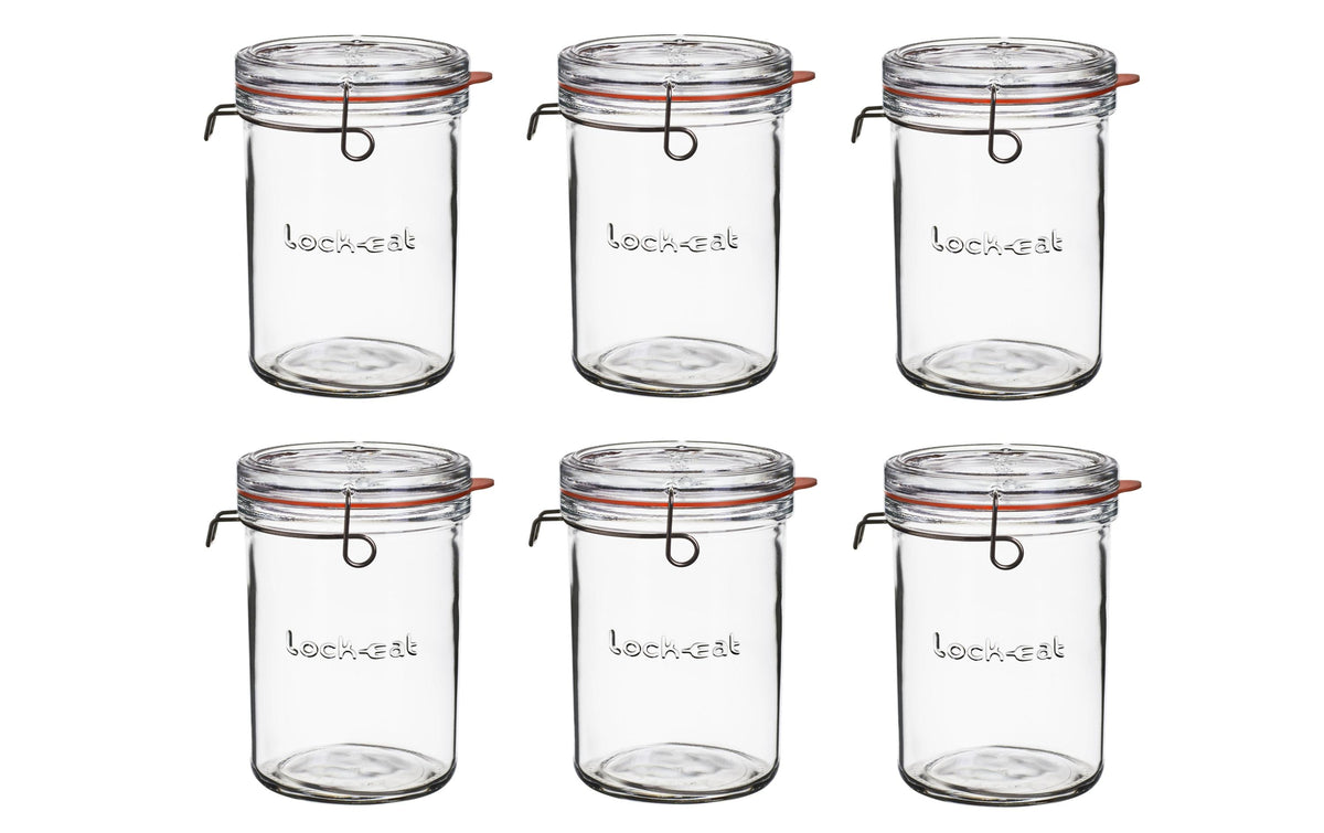 Luigi Bormioli Einmachglas 6er Set 1 Liter