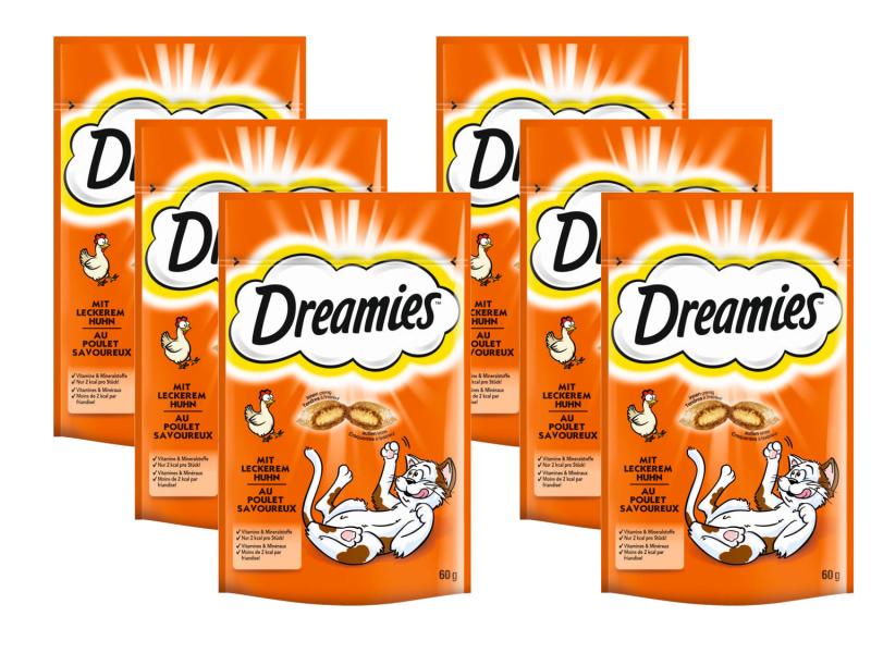 Dreamies | Snack mit Huhn | 6x60g
