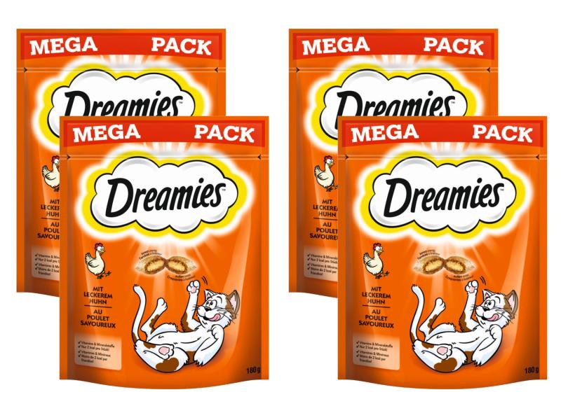 Dreamies | Snack mit Huhn | 4x180g