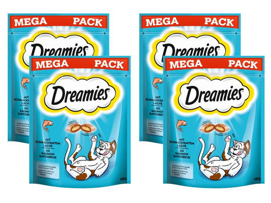Dreamies | Snack mit Lachs | 4x180g