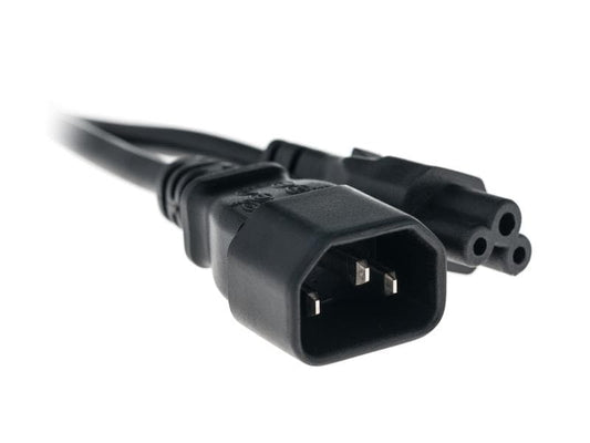 Diggelmann | Anschlusskabel C14 / C5 1.0 m schwarz | H05VV-F 3G 0,75mm²
