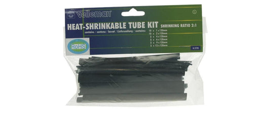 Velleman | K/STB Schrumpfschlauch Set | Menge: 40 Stück, 1 bis 12mm Duchmesser