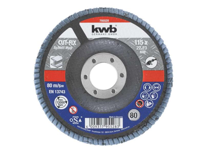 kwb | Cutfix Schleifmop 115 K80