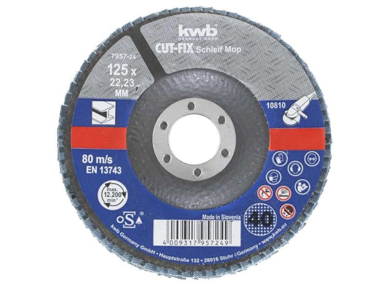 kwb | Cutfix Schleifmop 125 K40 Ls