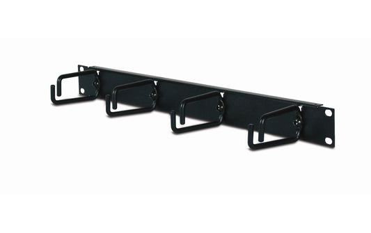 APC | NetShelter Kabelführungsleiste AR8425A | 19, 1HE, schwarz, 5 kleine Ringe