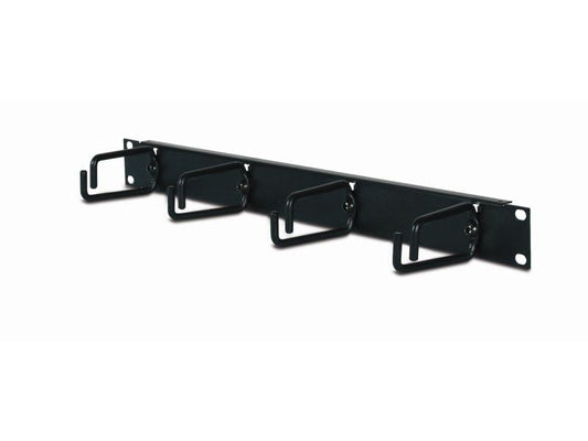 APC | NetShelter Kabelführungsleiste AR8425A | 19, 1HE, schwarz, 5 kleine Ringe