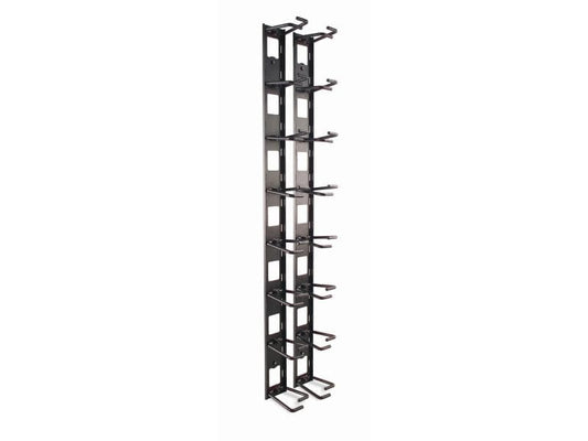 APC | NetShelter Kabelführungsleiste AR8442 | schwarz, 8 grosse Ringe, vertikal
