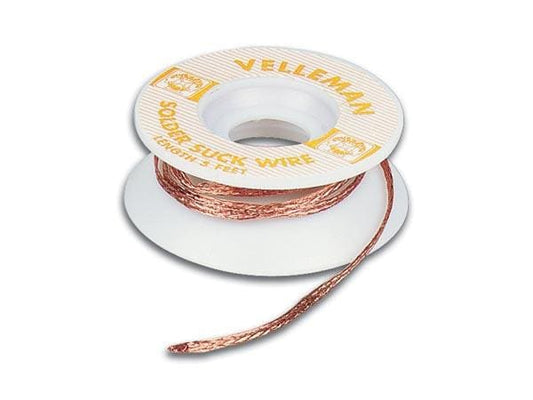Velleman | DESOLDER Entlötlitze | Ø: 2mm, Länge: 1.5m