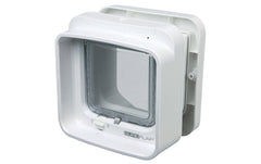 SureFlap | DualScan Freilauftür | mit Mikrochiperkennung, 21x21cm, weiss