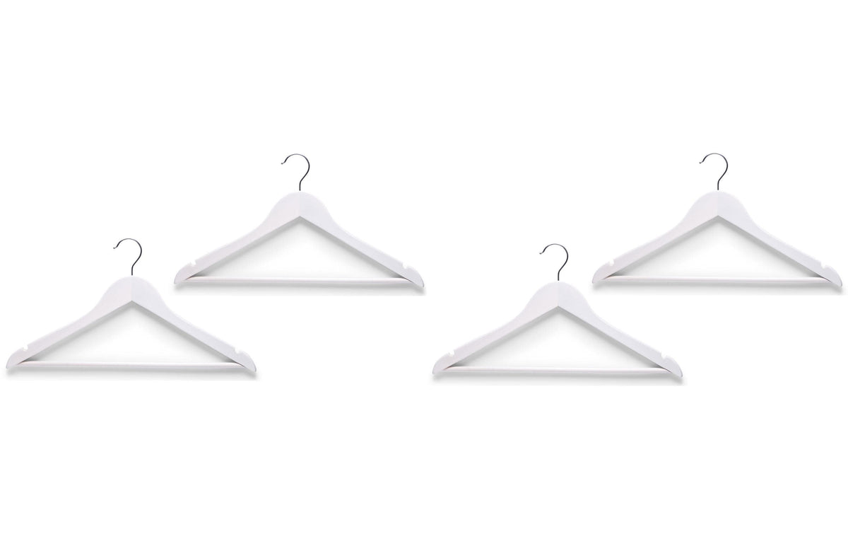 Zeller Present Kleiderbügel 4er Set weiss