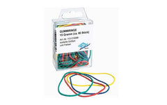 WEDO Gummiringe, farbig sortiert, 80 Stk.