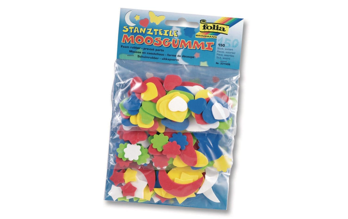 Folia Moosgummi-Stanzteile diverse Motive